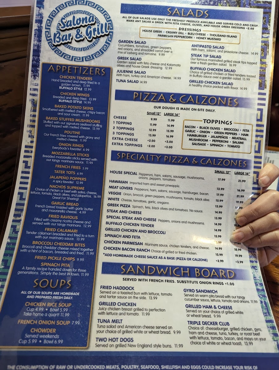 Menu Salonas Restaurant And Lounge-1